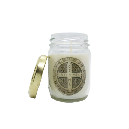 Vela de Soja Cilindrica con Tapa